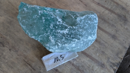 Glasbrocken türkis, ca. 400mm